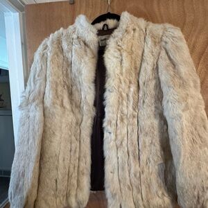 100% Rabbit Fur Vintage Jacket